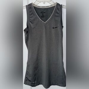 Nike Pro Grey Athletic Tank Top Size S